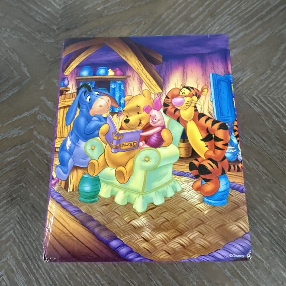 Winnie The Pooh & Friends Square Storage‎ Jewelry Gift Box Vintage Y2K Purple - Picture 5 of 13
